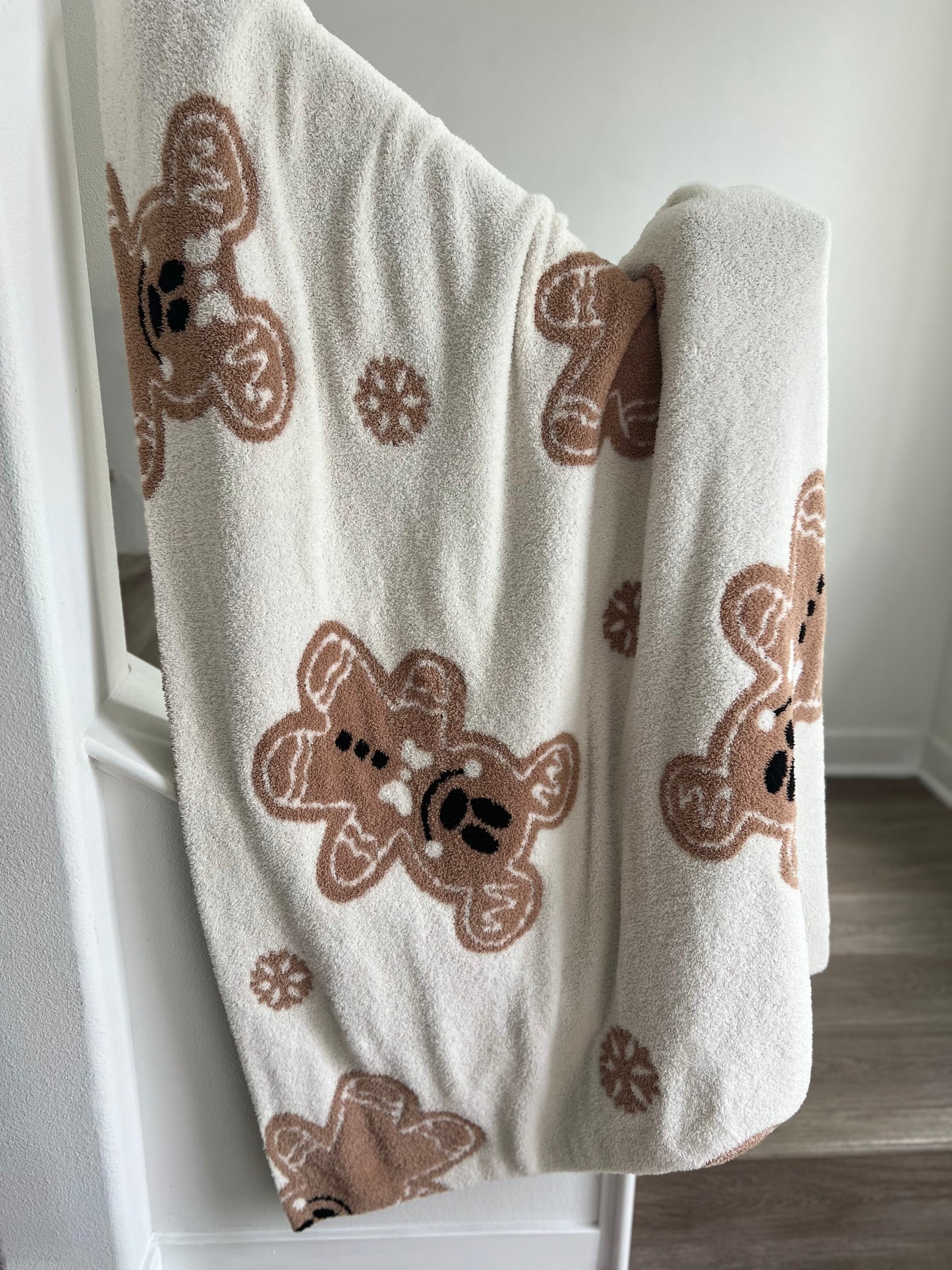 **Pre-Sale** Gingerbread Mickey Blanket 50” x60” (Large)- Ships in November