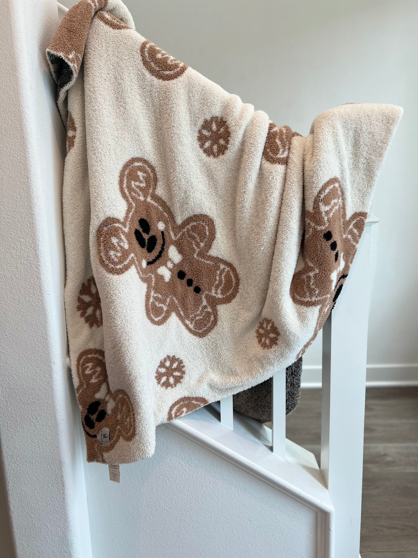 **Pre-Sale** Gingerbread Mickey Blanket 50” x60” (Large)- Ships in November