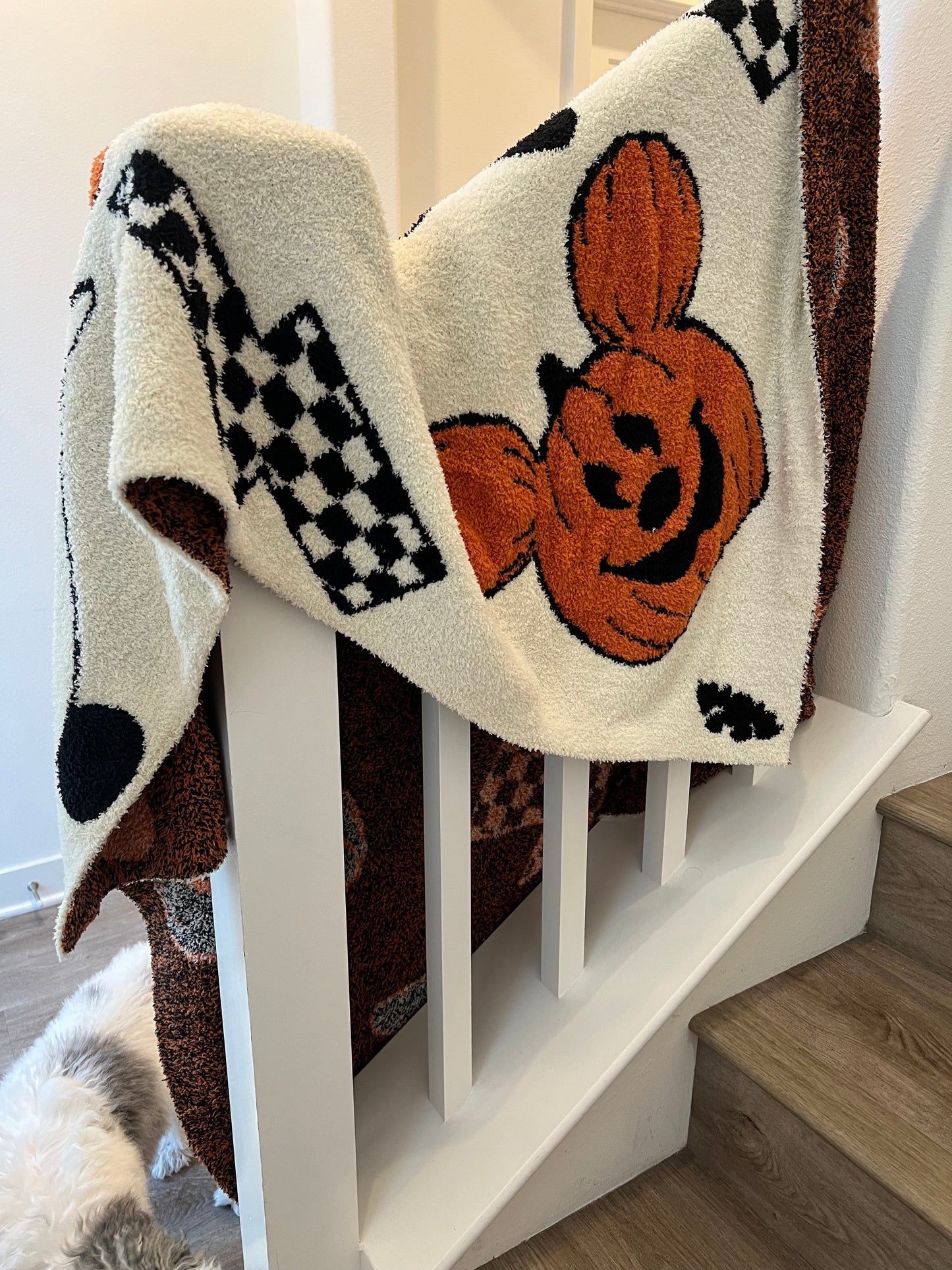 Spooky Mickey Throw