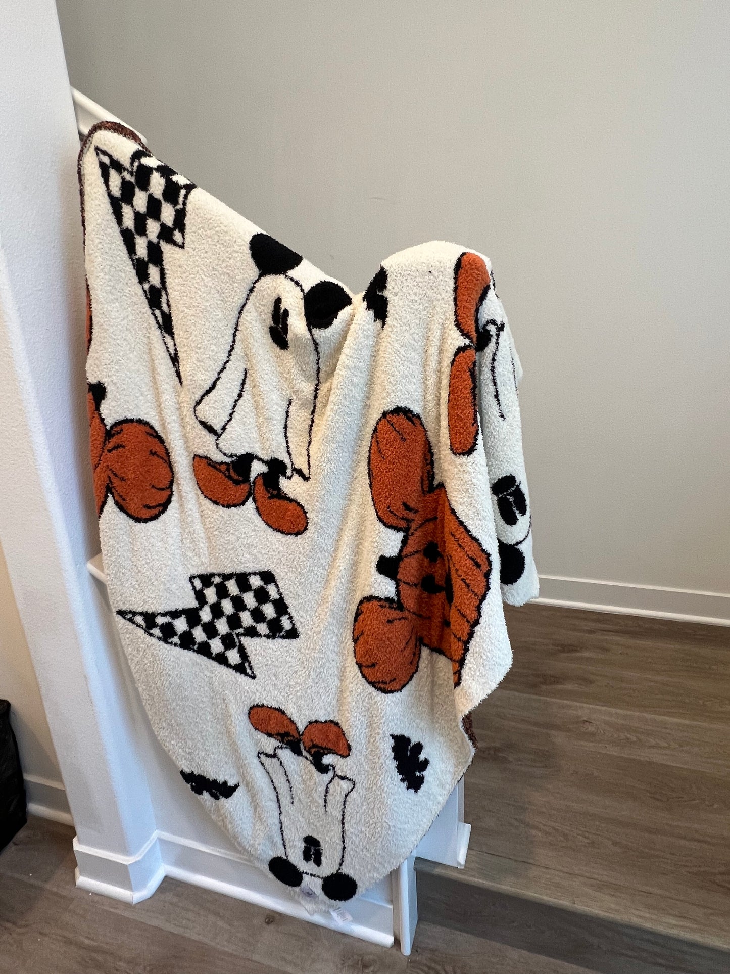 Spooky Mickey Throw